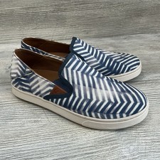 OluKai Women's Pehuea Pa'i Lava Rock/Off White Casual Slip-On Sneakers Shoes 8