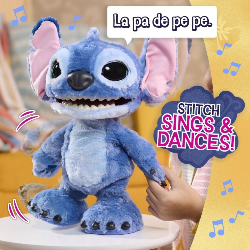 Peluche interactive Stitch idée cadeau anniversaire originale dès 5 ans