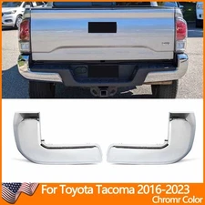 For Toyota Tacoma 2016-2023 Set of 2 Rear Bumper End Caps LH and RH Chrome