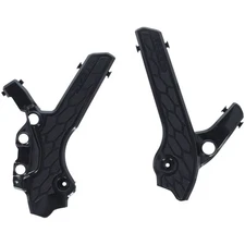 Acerbis X-Grip Frame Guards Black/Black For Suzuki DRZ 400SM 2005-2009,2013-2024