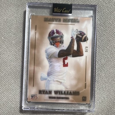 Wild Card 2026 America 250 Matte Metal Ryan Williams MM250WHa3-RW /5