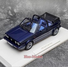Norev 1:18 Volkswagen Golf Open Quartet 1991 Alloy Diecast Model Cars Gifts Blue