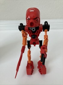 Bionicle Technic Tahu 8534 Canister w/ Manual No Poster 2001 LEGO