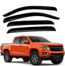 4pcs Outside Mount Style Sun Rain Guard Durable for 2023-2024 Colorado/Canyon