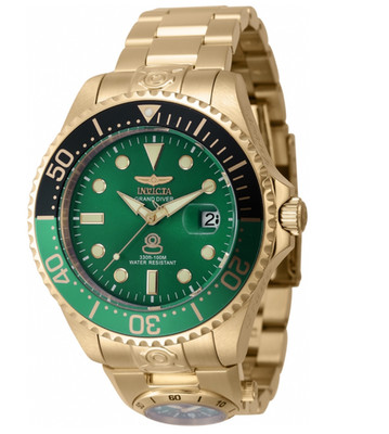 Invicta Grand Diver Emerald Royale   47mm Men's Automatic Dual Time Watch 45818