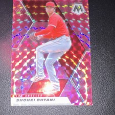 Panini 2021 Mosaic Pink Camo Prizm Shohei Ohtani #179 Angels Baseball Card