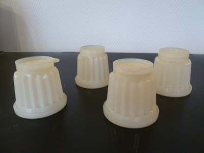 Tupperware Puddingformen Eis 4 Stück inkl. Deckel *NEU und nicht benutz*Schade