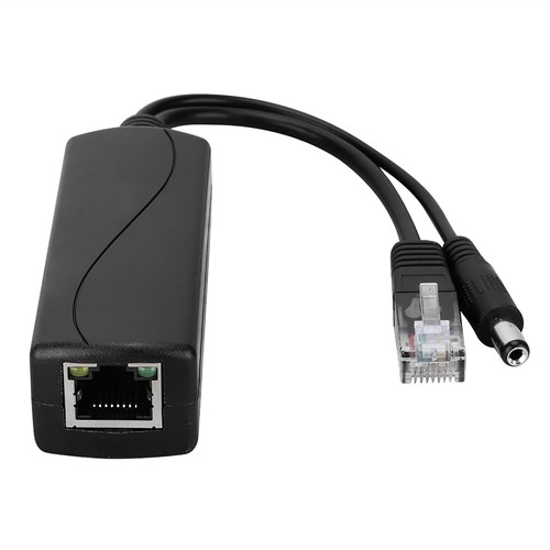 100MHZ POE Splitter Cable Injector Power Supply Module ABS 48V To 12V Blac UTS - Bild 4 von 6