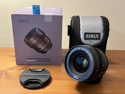 SIRUI 20mm T1.8 1.33x S35 AF Anamorphic Lens with NEUTRAL Flare for L-Mount