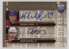 2006-07 Be a Player Signatures Duals Michael Ryder Chris Higgins #D-RH Auto 8q5