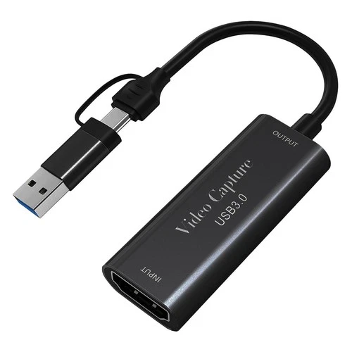 USB3.0 Video Capture Card 4K -Compatible to 1080P 60fps USB Type C Record9111