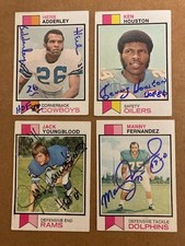Jack Youngblood Signed 1973 Topps Rookie Card (Auction for one Card) w/COA. rookie card picture