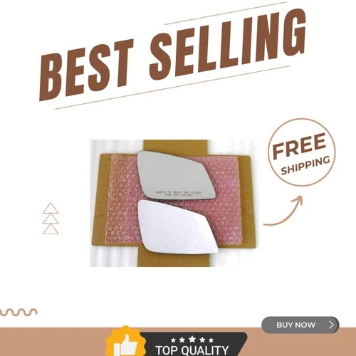 BMW Passenger Side Auto-Dimming Mirror Glass with Adhesive - Small Trapezoid Fit