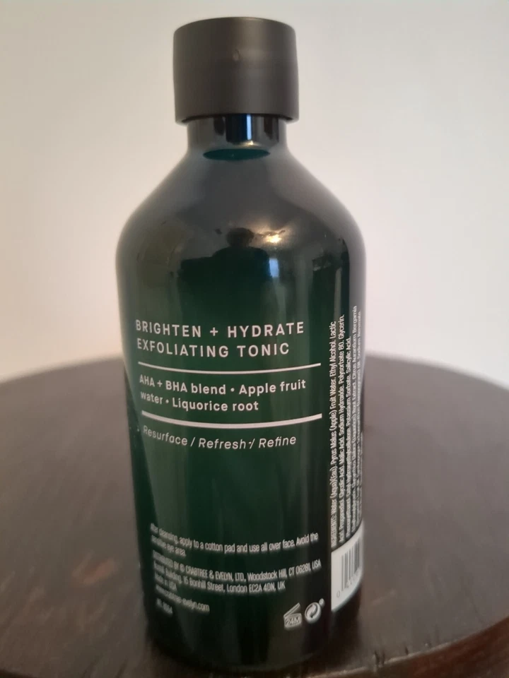 Tónico exfoliante iluminador e hidratante Crabtree Evelyn 4,4 oz. Nuevo Foto 2 de 3
