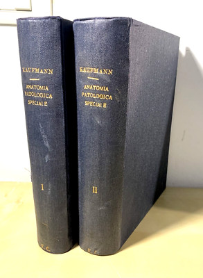SONDERPATHOLOGISCHE ANATOMIE ABHANDLUNG - Kaufmann E. Vallardi 1913 2 Bde. #