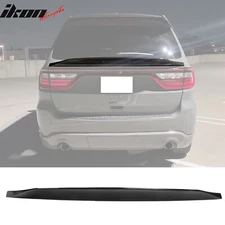 Fits 14-25 Dodge Durango Duckbill Style Trunk Spoiler Middle Lip Gloss Black ABS