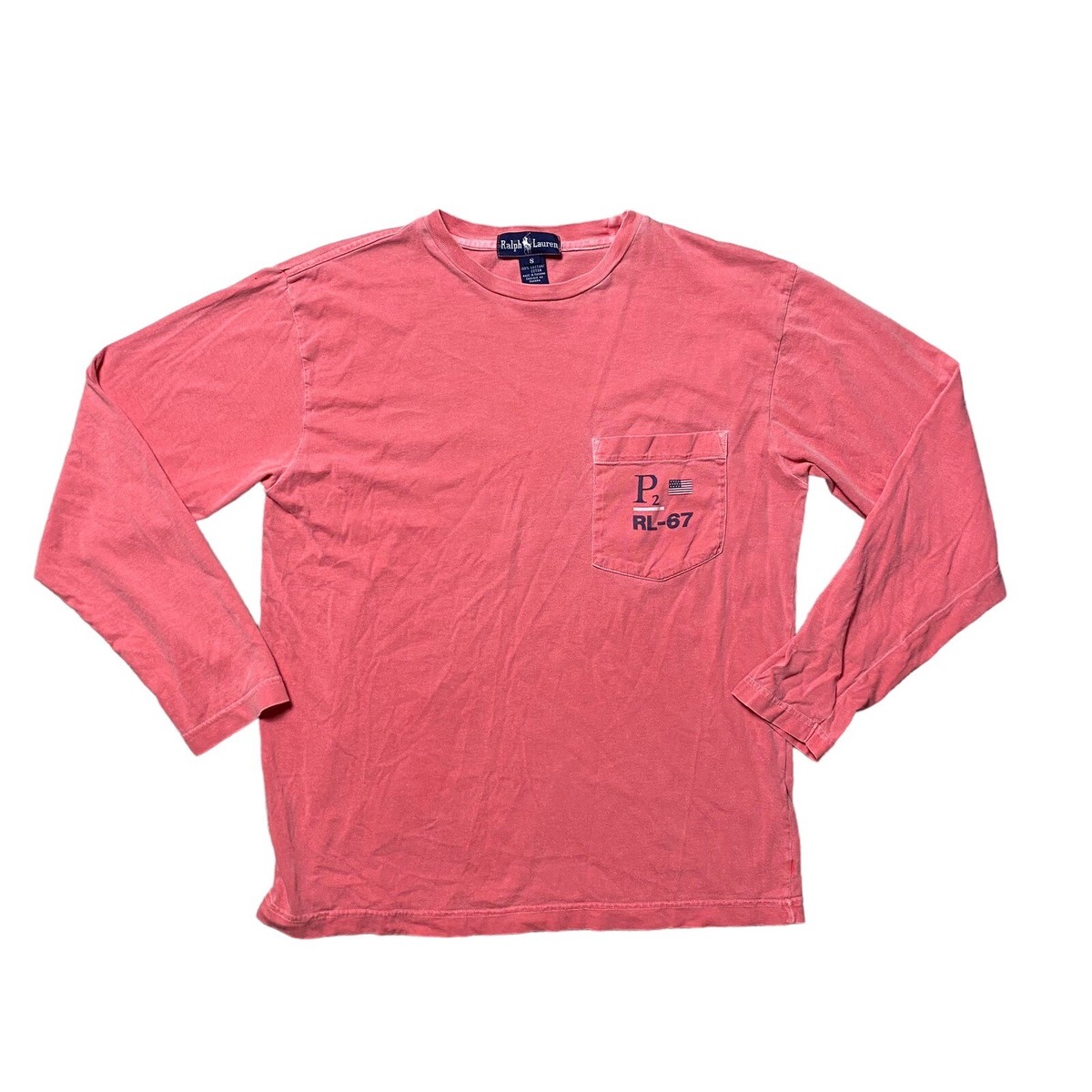 Vintage 90s Polo Ralph Lauren Pocket Long Sleeve RL-67 T