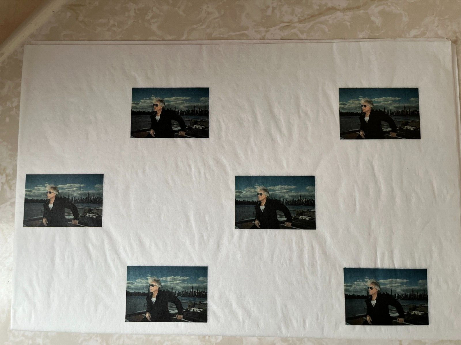 JON BON JOVI Wrapping Tissue Paper - 20"x30" Bifold - ONE SHEET - RARE ITEM