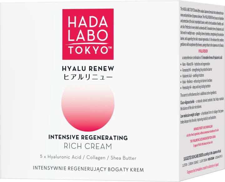 Hada Labo Tokyo Hyalu Renew Rich Cream Intensive Regenerating Hyaluronic Acid