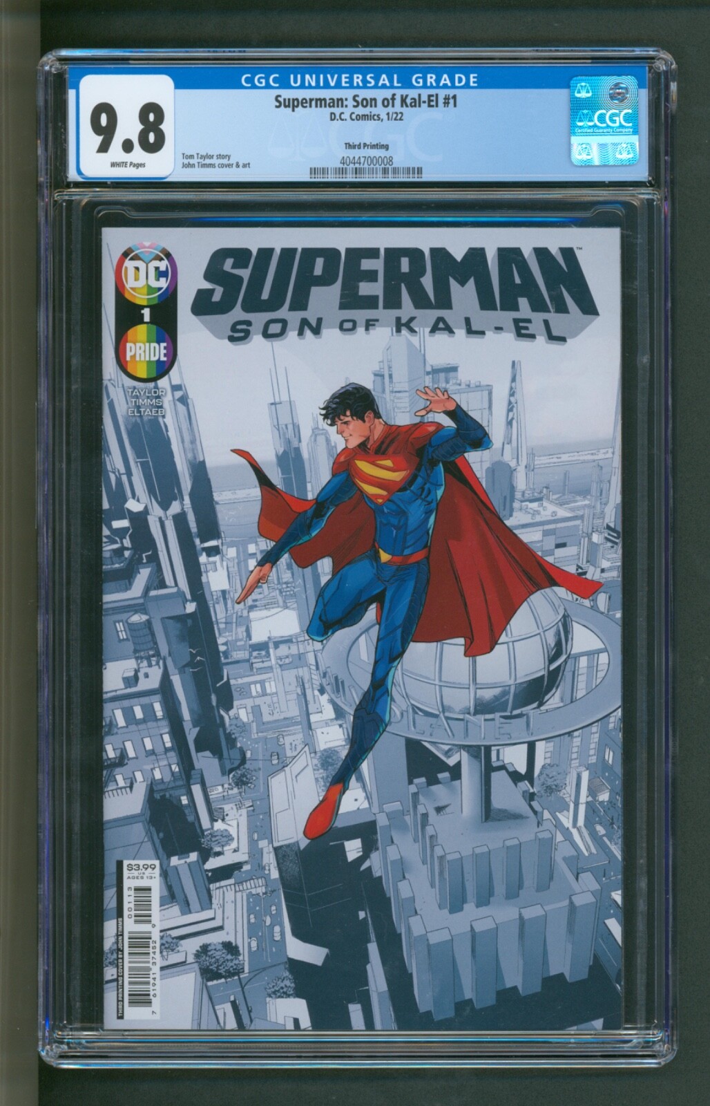 Superman: Son of Kal-El #1 CGC 9.8 W 2021 | Third Print