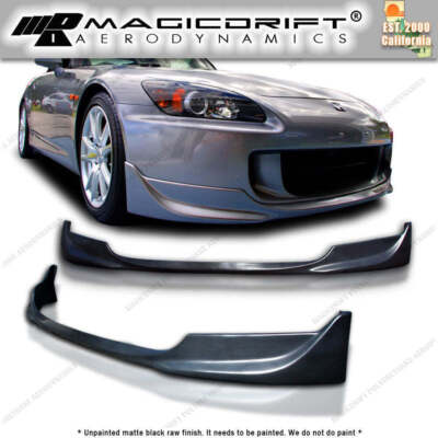 For 04-09 Honda S2000 AP2 JDM OE TR Type R Style Front Bumper Lip