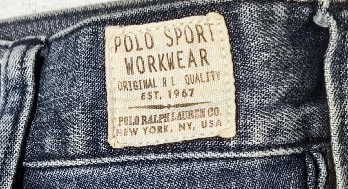 POLO SPORT WORKWEAR ワイドストレートデニム　ラルフローレン POLO SPORT WORKWEAR ワイドストレートデニム ラルフローレン
