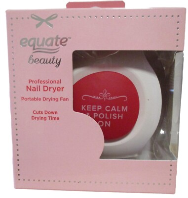 Equate Beauty Profi Nageltrockner Tragbar Schillernd Nageltrocknen Ventilator