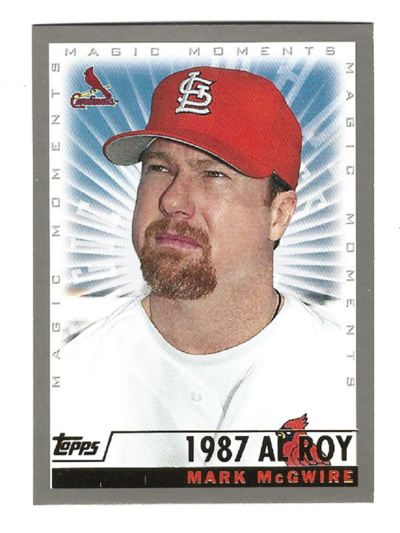 MARK McGWIRE 2000 Topps Baseball # 236 Magic Moments 1987 Rookie of Year NM - MT