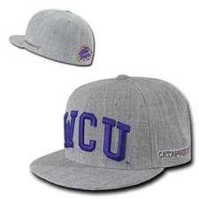Western Carolina University WCU Catamounts Fitted Flat Bill Baseball Cap Hat