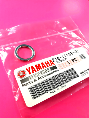 2021 YAMAHA MT07 ✓ GENUINE Oil Drain Plug GASKET Sump Bung Crush