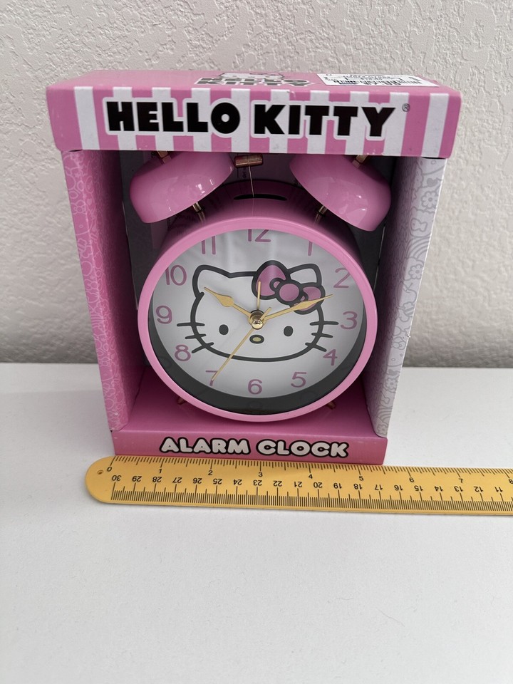 Hello Kitty Vintage Pink Alarm Clock NEW eBay
