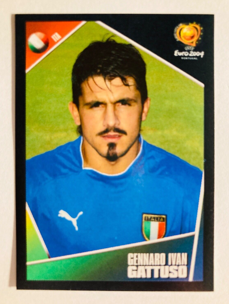 2004 Panini UEFA EURO Portugal # 232 Gennaro Ivan Gattuso Italia
