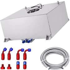 20 Gallon Light Weight Fuel Cell Racing Drift Gas Tank + 12ft Fuel Line Kit