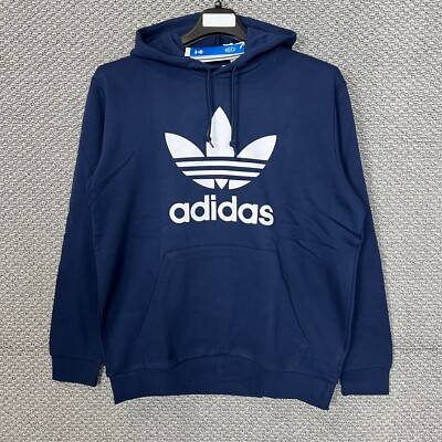 Adidas Hoodie Adicolor Classics Trefoil Men's- Large Night Indigo