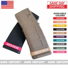 Buy 2 Get 1 Free!  .223 REM Remington Upper Receiver / Magazine ID Marking Bands