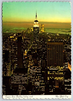 1974  Empire State Building   New York City  Postcard