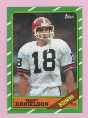 1986 Topps Gary Danielson #186 Cleveland Browns