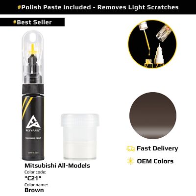 Touch up Paint for Mitsubishi All Models Code: C21 Brown