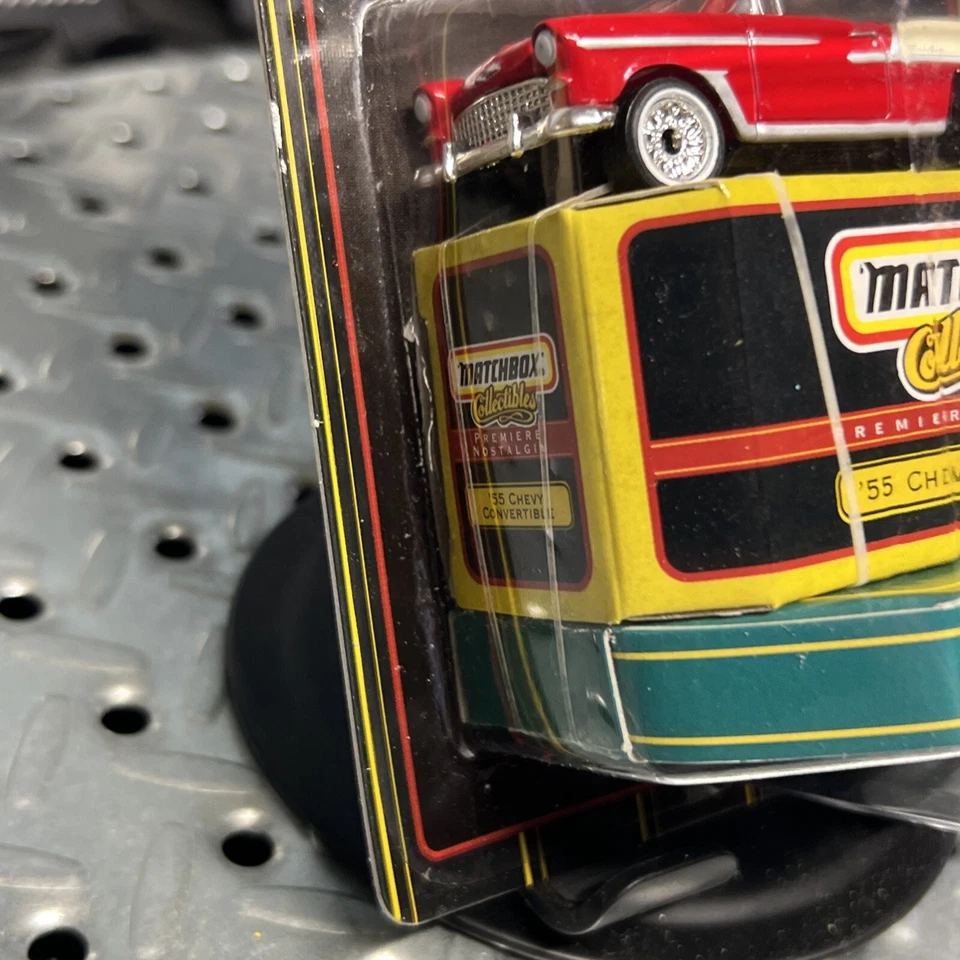 Chevy Chevrolet convertible Matchbox Collectibles Premiere Nostalgia 1955. Sin usar, en caja Foto 3 de 4