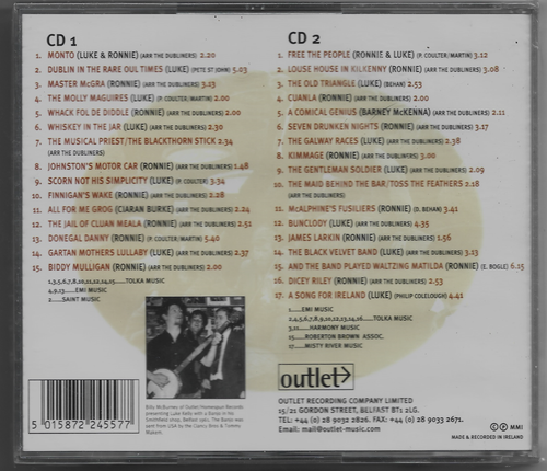 The Dubliners- Rare Oul' Times Irish 2CD Album New - Picture 2 of 2