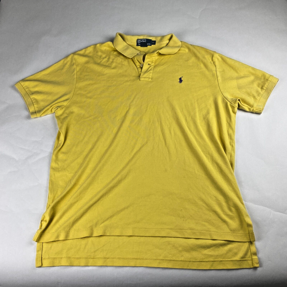 Polo Ralph Lauren Short Sleeve Polo Shirt Men's XL Yellow | eBay