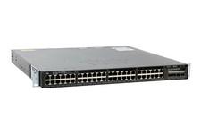 CISCO WS-C3650-48FD-S 48 Port Gigabit PoE Switch 2x10Gig SFP Uplink 3650-48FD