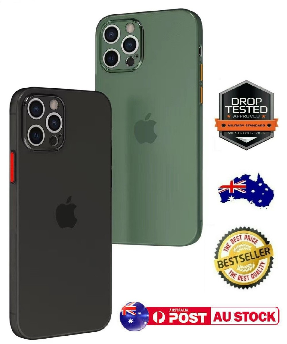 Shockproof Transparent TPU Soft Matt Case Cover For Apple iPhone