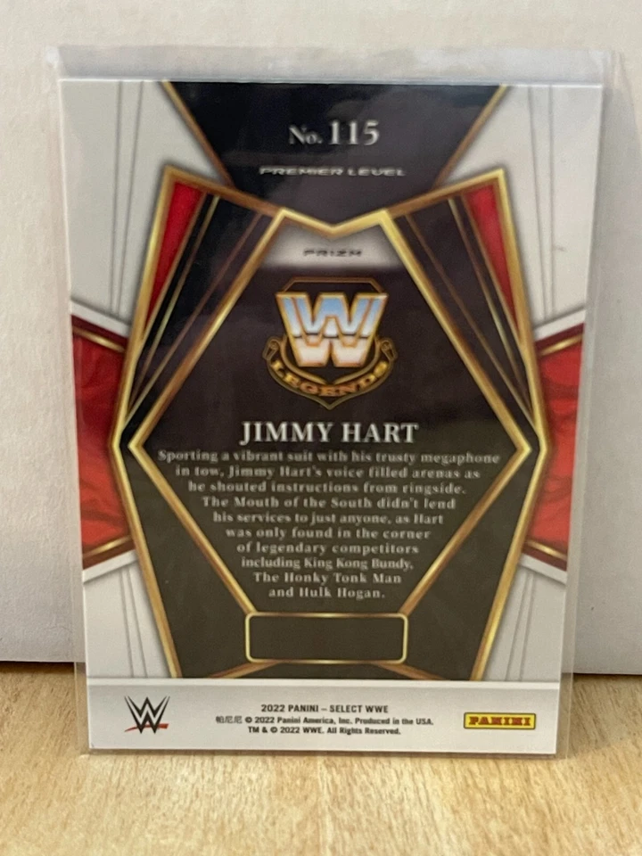 2022 Panini Select WWE  #115 Jimmy Hart - Image 2 of 2