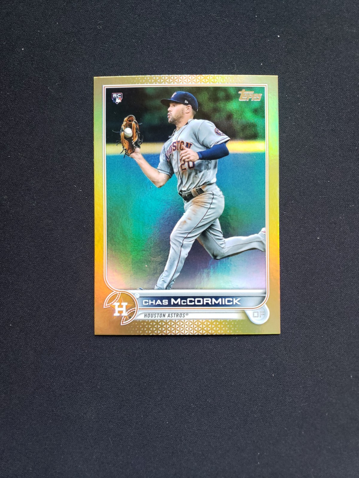 2022 Topps Series 1 Gold Foil Chas McCormick #135 Rookie RC