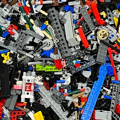 LEGO 1/2 POUND TECHNIC MIX FROM BULK : Paired Beams Liftarms +