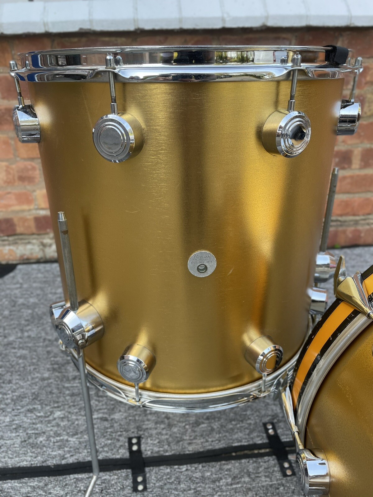 Hayman Vibrasonic Gold Ingot Drum Kit 22/13/16” eBay