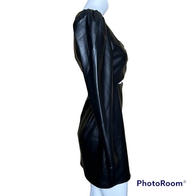 Torn By Ronny Kobo Black Cutout Faux Leather dress Sz M NWT | eBay Torn By Ronny Kobo Black Cutout Faux Leather dress Sz M NWT | eBay