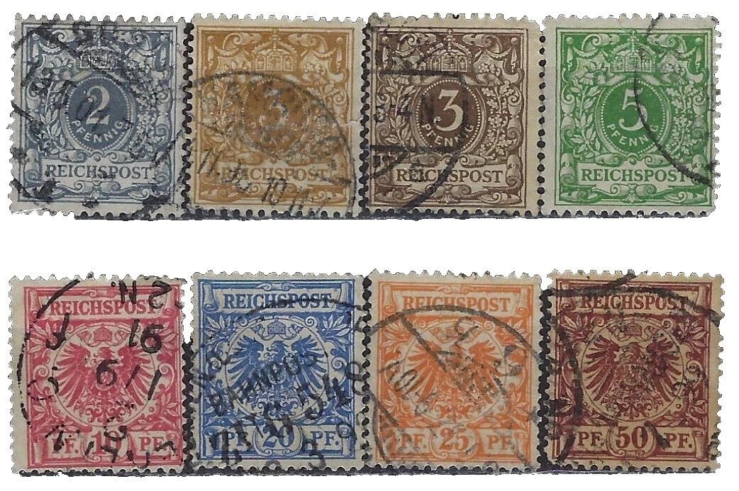 Numeral Cancellation Decimal Topical Postal Stamps
