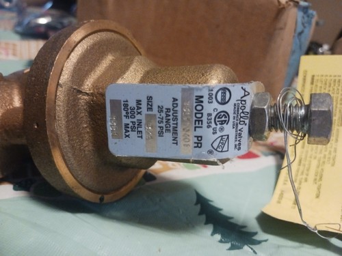 Apollo Valves 36Lf10401 Water Pressure Reducing Valve,3/4 84051NL - Picture 2 of 4